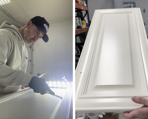 Cabinet Painting Before And After